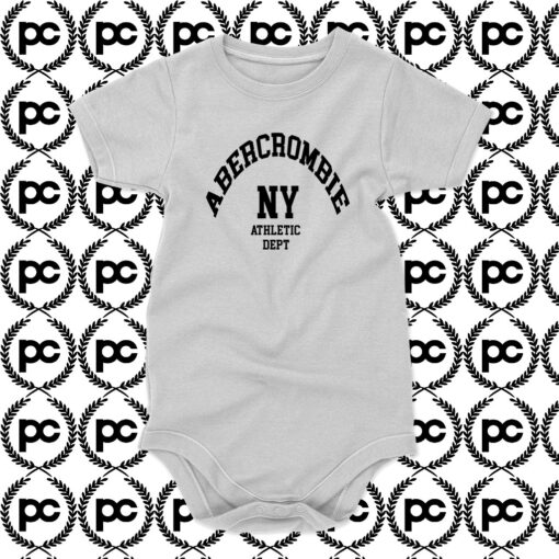 Abercombie Athletic Baby Onesie