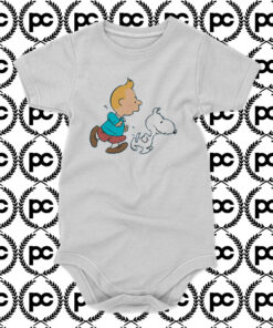 Adventure Nuts Tintin Baby Onesie