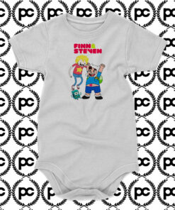 Adventure TIme Finn and Steven Universe Baby Onesie