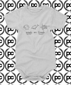 Animal Are Friend Baby Onesie