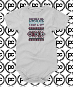 Crush A Bit Holiday Baby Onesie