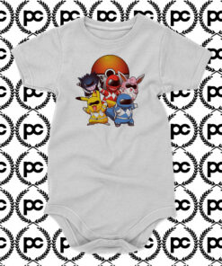 Go Go Poke Rangers Baby Onesie