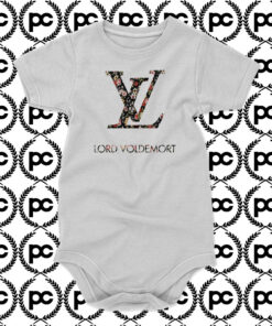 Lord Voldemort Funny Quotes Floral Baby Onesie