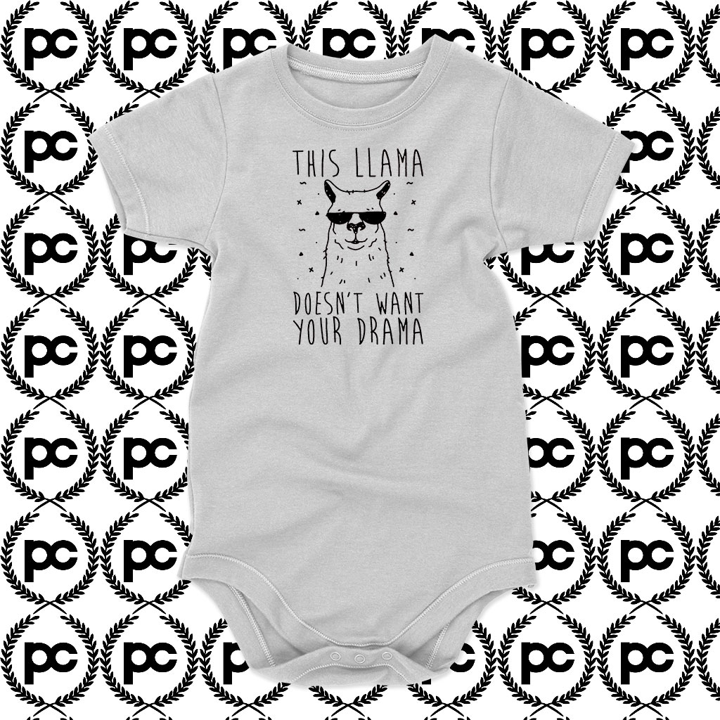 This Llama Doesnt Want Your Drama Baby Onesie