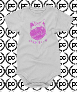 Thug Life Cat Baby Onesie
