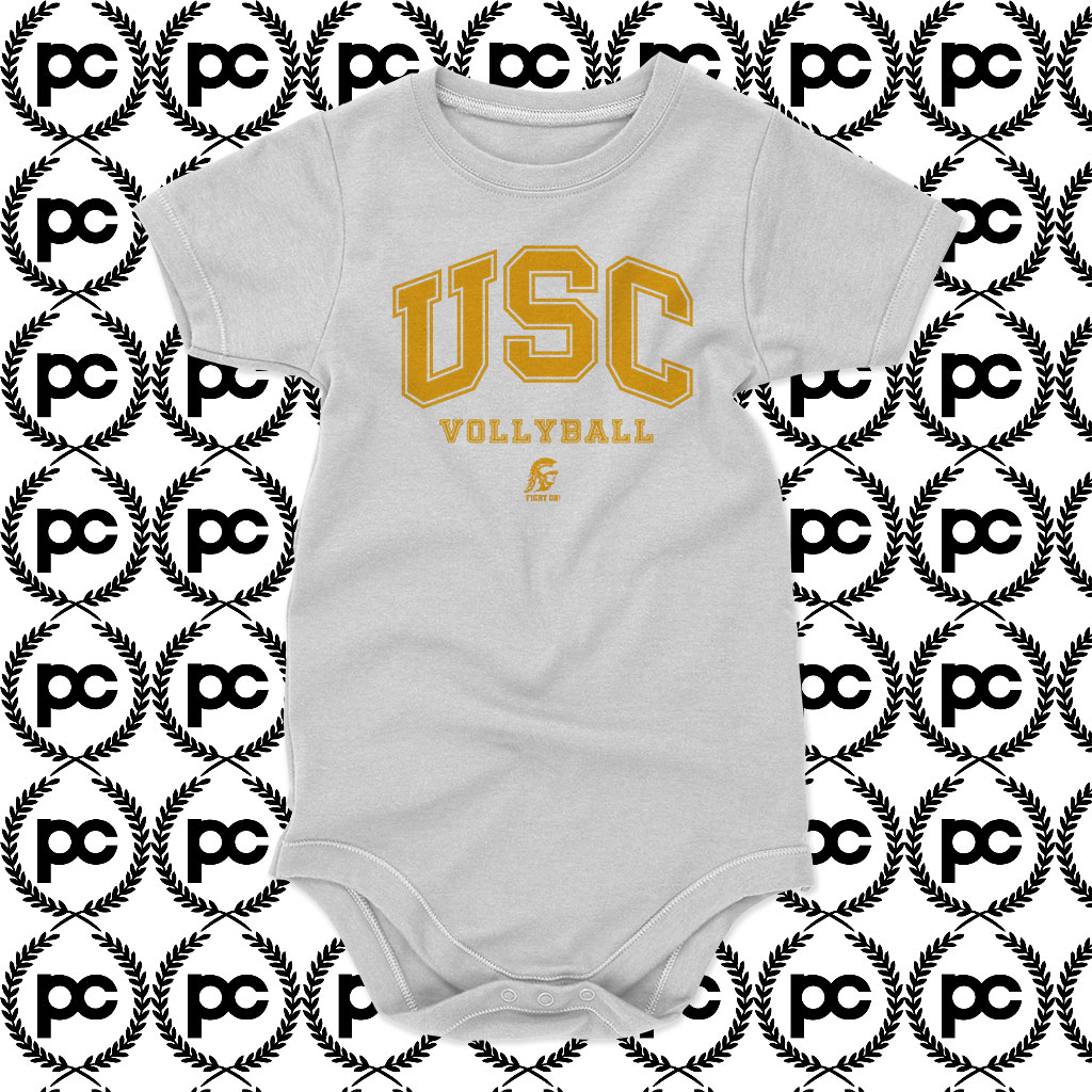 USC Vollyball Fight ON Baby Onesie