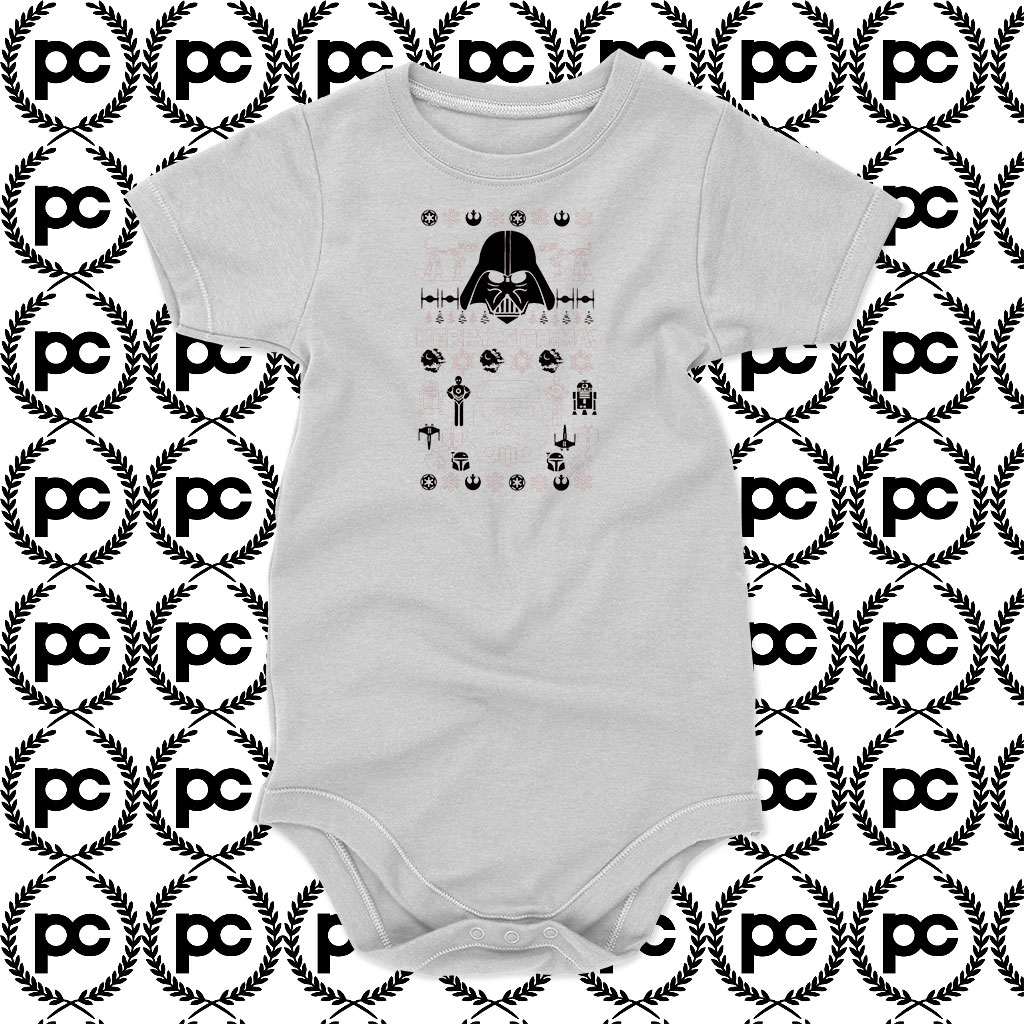 Ugly Christmas Sweater Baby Onesie
