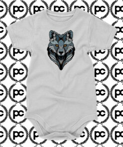 Wolf Pop Art Baby Onesie