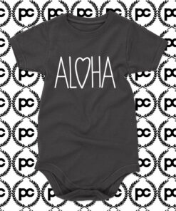 ALOHA Heart Baby Onesie