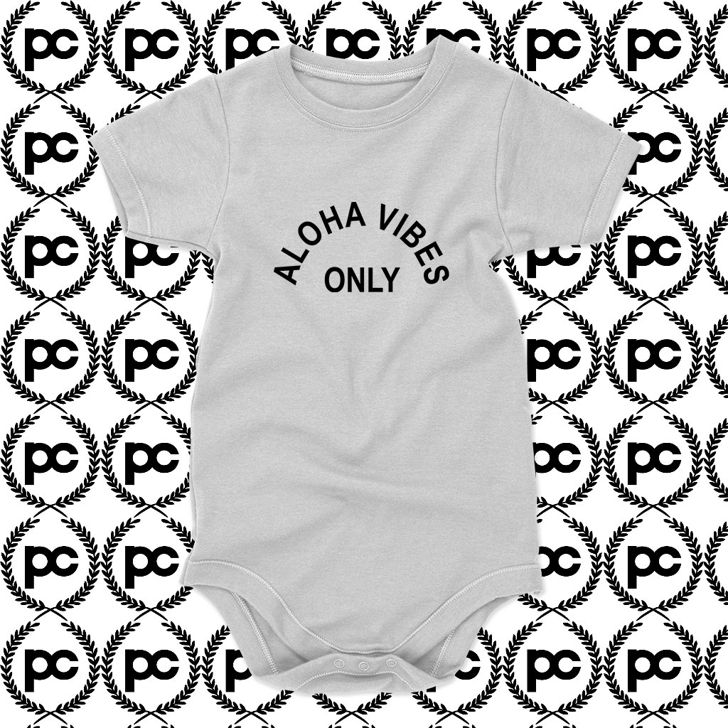 Aloha Vibes Only Baby Onesie