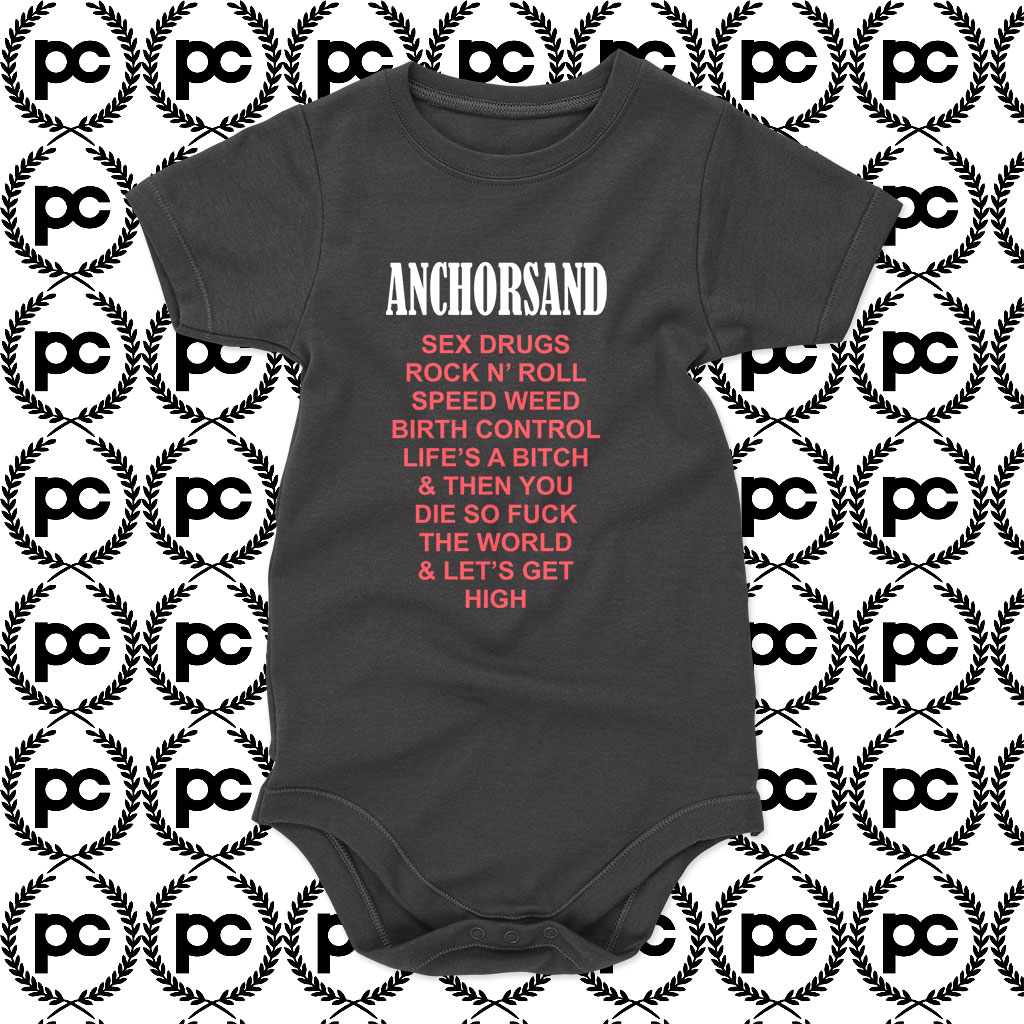 Anchorsand Sex Drugs Baby Onesie