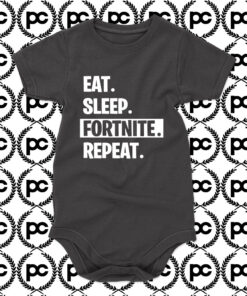 Eat Sleep Fortnite Repeat Thanos Meme Baby Onesie