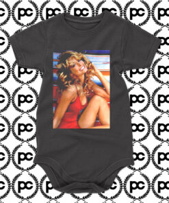 Farrah Fawcett Photoshoot Baby Onesie
