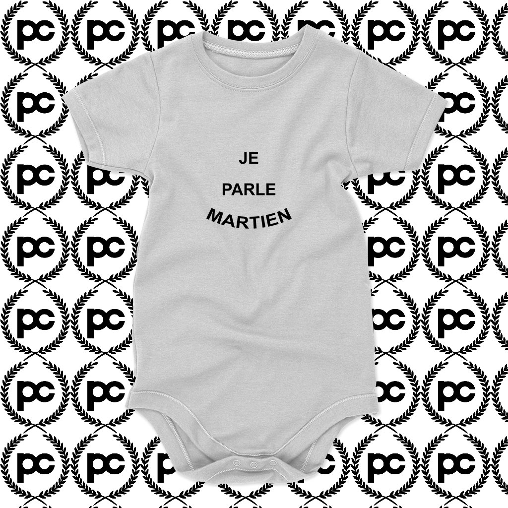 Je Parle Martien Baby Onesie