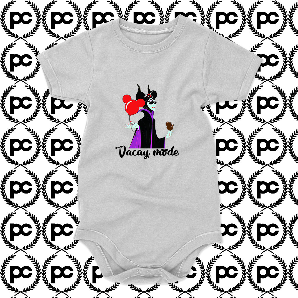 Maleficent Vacay mode Baby Onesie