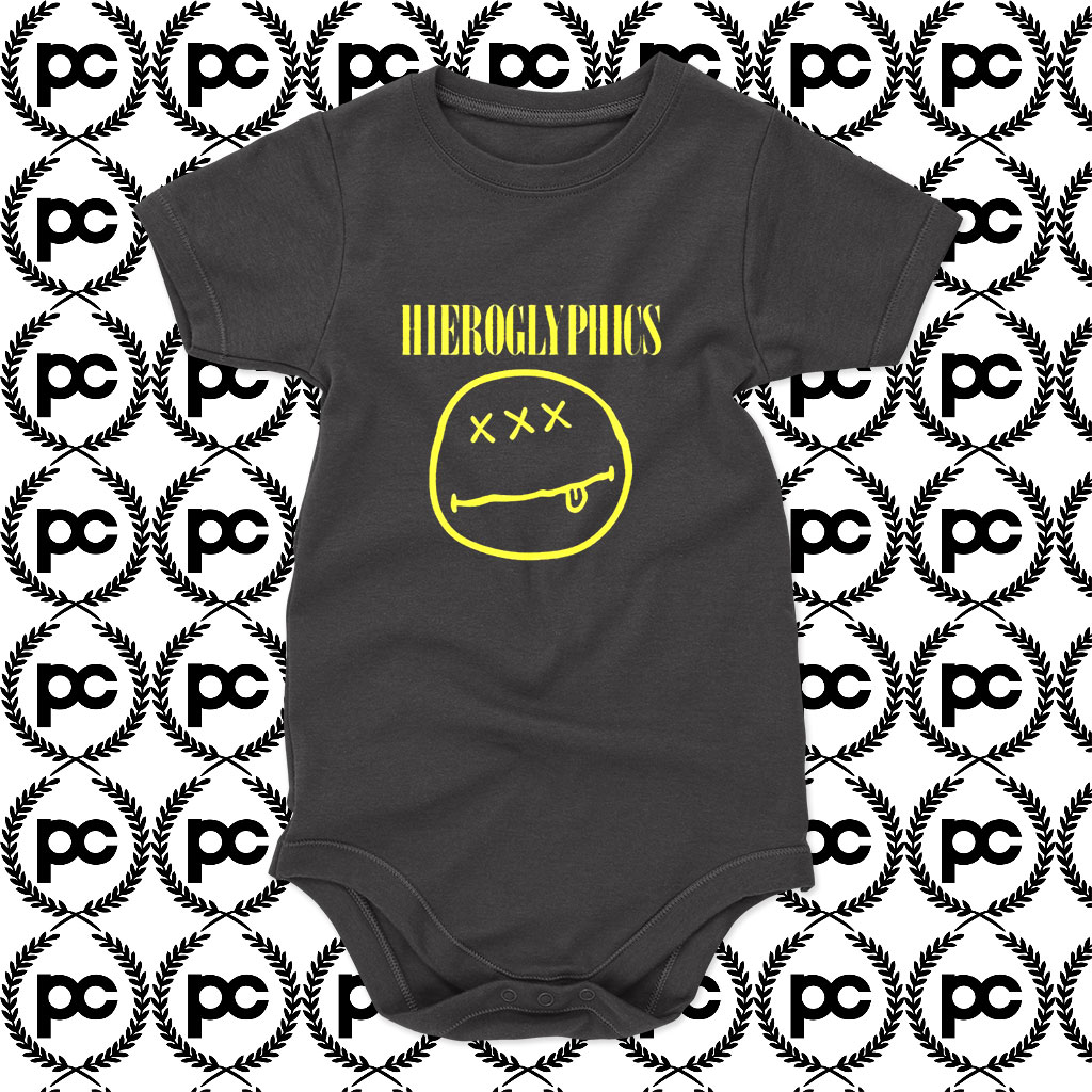 Nirvana Hieroglyphics Parody Baby Onesie