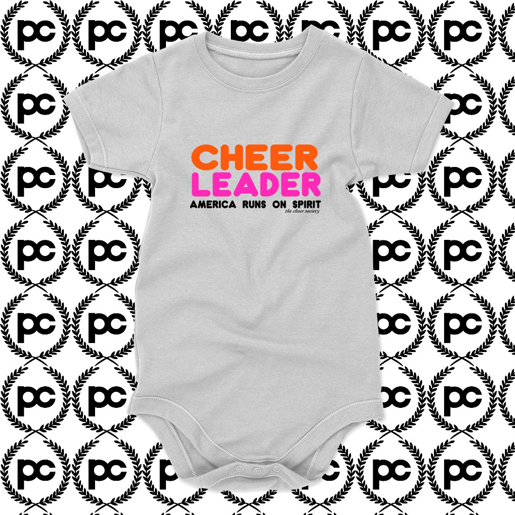 america runs on spirit Baby Onesie