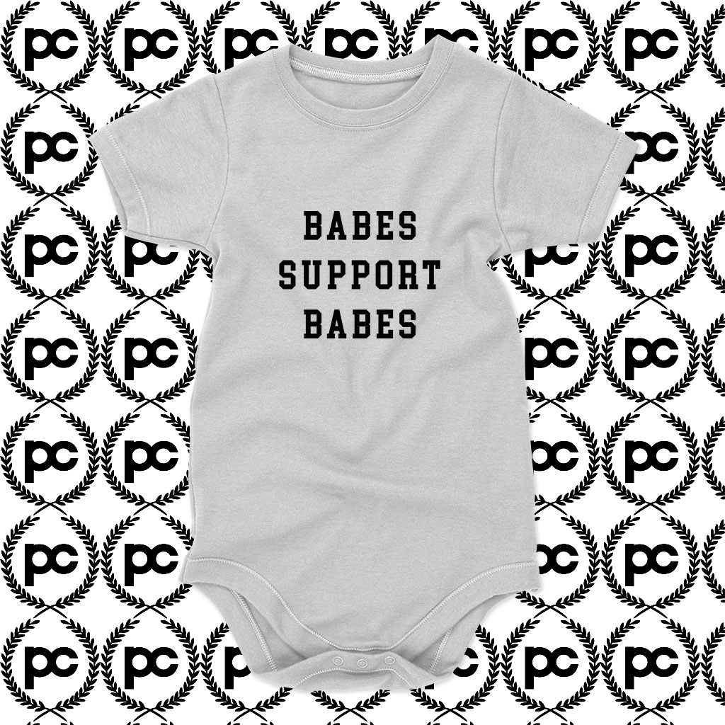 babes suoport babes Baby Onesie