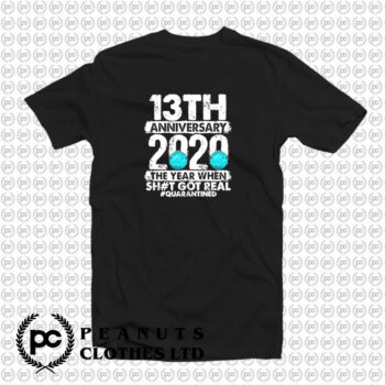 13Th Anniversary Together Since 2007 T Shirt