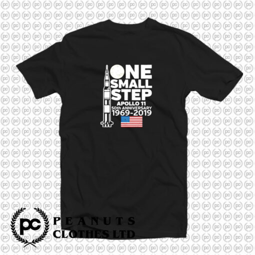 Apollo 11 One Small Step Moon Landing T Shirt