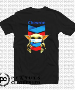 Baby Yoda Mask Hug Chevron T Shirt