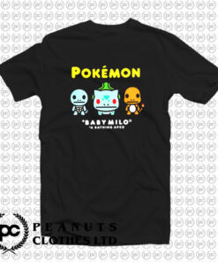 Bape x Pokemon Coloured Starter T Shirt