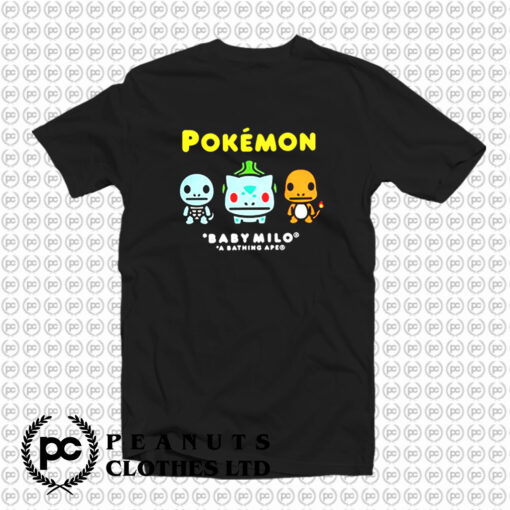 Bape x Pokemon Coloured Starter T Shirt