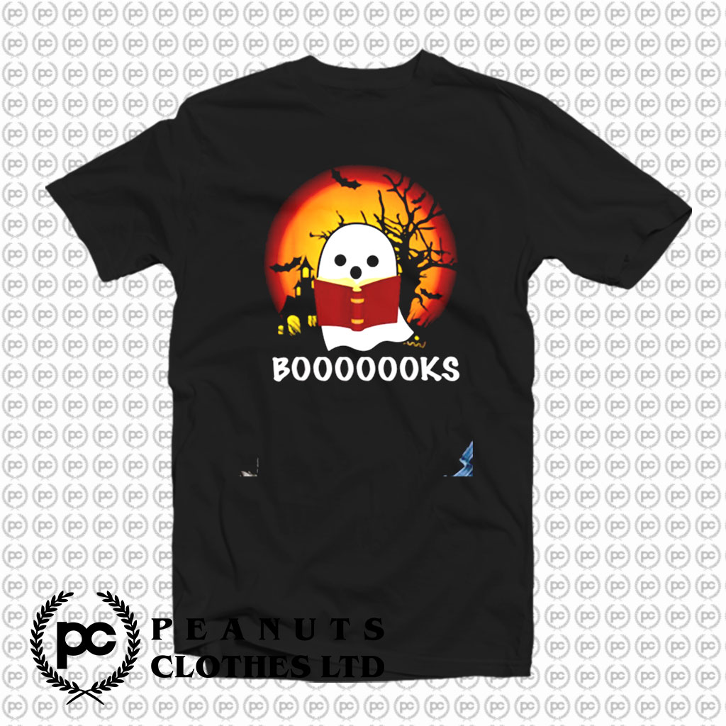 Boo Read Books Halloween Boooooks T Shirt