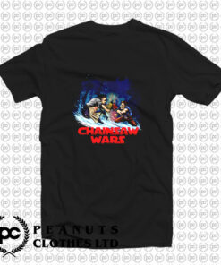 Chainsaw Wars Star Wars Leatherface Horror Halloween Movie T Shirt