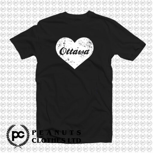 I Love Ottawa T Shirt