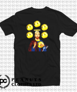 Jesus Messi Six Golden Ball T Shirt