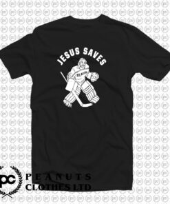 Jesus Saves Hockey T Shirt