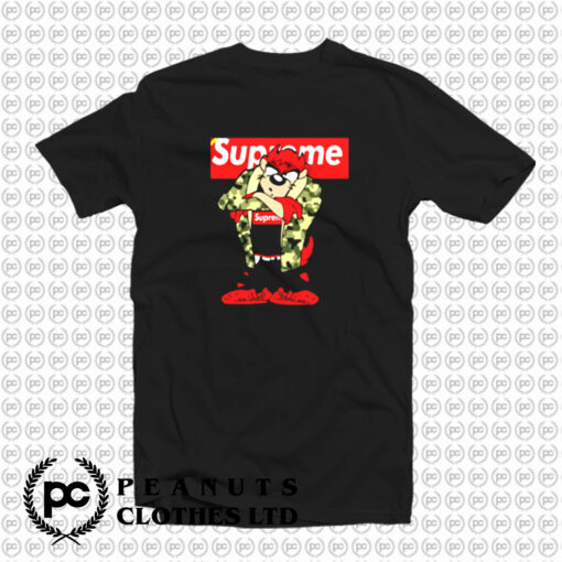 Looney Tunes Taz Supreme Army Jacket T Shirt