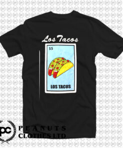 Los Tacos Loteria Mexican Bingo T Shirt