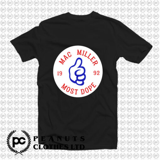 Mac Miller Most Dope Circle Logo T Shirt