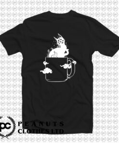 Many Eyed Cat In Coffee Cup T Shirt