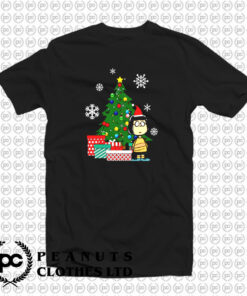 Marcie Peanuts Around The Christmas Tree T Shirt