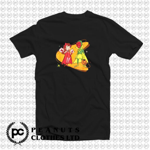 Marvel Scarlet Witch Vision Retro T Shirt