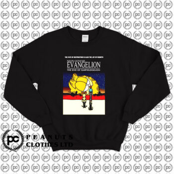 Neon Genesis Evangelion Garfield Meme Sweatshirt