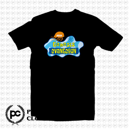 Neon Genesis Evangelion Spongebob T Shirt