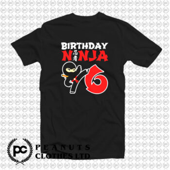 Ninja Birthday T Shirt
