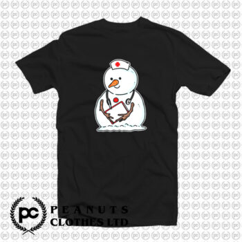 Nurse Snowman T Shirt