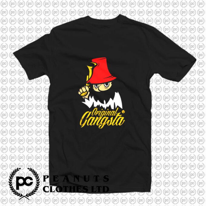Original Gangsta With Gun T-Shirt - Peanutsclothes.com
