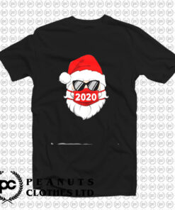 Santa Claus face mask 2022 Christmas T Shirt