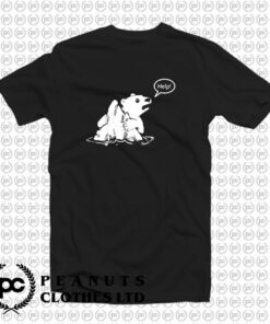 Save the polar bear climate change ice drowning T Shirt