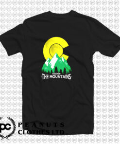 The Mountains Colorado State Flag T Shirt