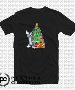 Tom And Jerry Playing Around Christmas T Shirt