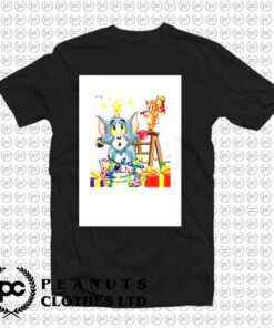 Tom Jerry Cartoon Vintage Christmas T Shirt