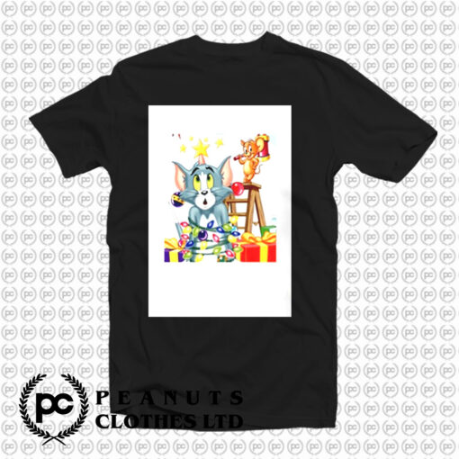 Tom Jerry Cartoon Vintage Christmas T Shirt