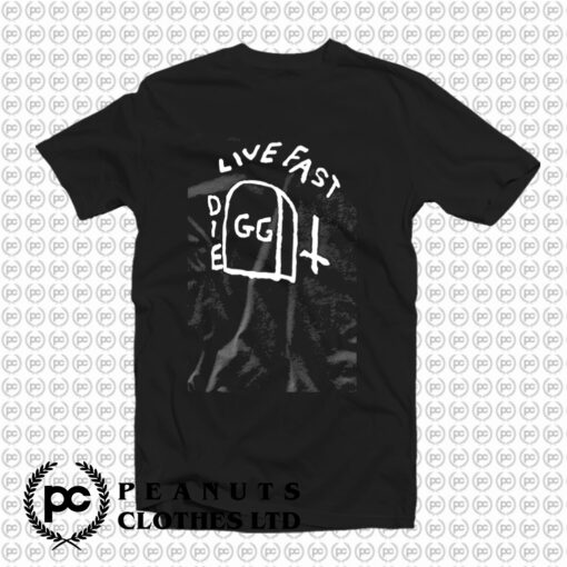 Tombstone Punk Live Fast Die T Shirt